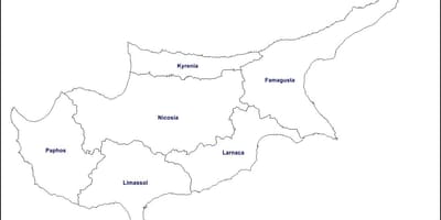 Карта на Кипар преглед