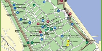 Карта на famagusta северна Кипар